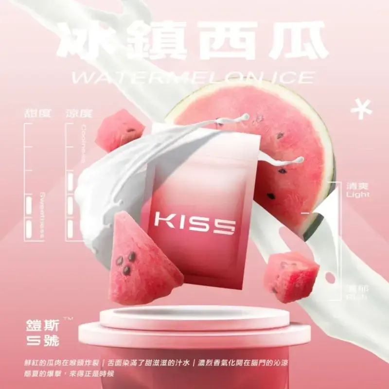 KISS-鎧斯5號一代煙彈-冰鎮西瓜webp - 拓撲蒸汽空間 ILIA-TOP 台灣官網